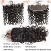 Brazilian Natural Wave 13x4 Ear To Ear Pre Plucked Lace Frontal Closure With Baby Hair Remy Human Hair Free Part