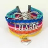 30pcslot Lularoe Infinity Love Unicorn Charm Bracelet tissé Europe America Style Bangle MAIN MAIN MAIN
