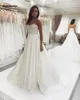 Ny design älskling en linje spetsbodice satin elfenben bröllop klänningar mantel de mariee vintage brud bröllopsklänning 2023