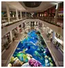 Фото изготовленные на заказ настольные обои обои Современное море Мир Дельфин Вода Коралловая 3D спальня кухня Ванная комната Напольная живопись плитки