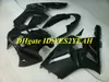 Injektionsgjutningssats för Kawasaki Ninja ZX12R 02 03 04 05 ZX-12R ZX 12R 2002 2003 2004 Platt svart Fairings Set