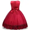 3 10T Flower Girls Dresses for Weddings And Party Little Princess Kids Clothes Children039s Communion Costume For Girl Vestido2254215