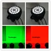 2 قطعة أدى ضوء الباب 10W 24x10 LED PAR 4 في 1 في الهواء الطلق LED PAR CAN RGBW DMX