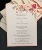 Bloemenhuwelijksuitnodiging, RSVP, Details Kaart Trouwkaart Huwelijksuitnodiging Kaart