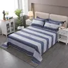 100% lençóis de lençóis de algodão liso gêmeo completa tamanho Queen folha de cama folha plana Têxteis Para o Lar 160 * 230 cm 230 * 250 cm