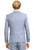 Classic Handsom Cool Notch Risvolto Smoking dello sposo da sposa Abiti da uomo Matrimonio / Ballo / Cena Blazer da uomo migliore (giacca + cravatta + cintura + pantaloni) A