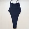 Seksi Yüksek Bel Tek Parça Mayo Backless Swim Suit Kadınlar Için Plaj Mayo Siyah Tanga Mayo Monokini M-XL
