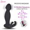 10 vitesses Vibrant Anal sex toys Prostate Massager Anal Butt Plug Dildo Vibrator retarder l'éjaculation Anneaux Adult sex toys pour hommes Y1890804