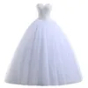 2018 Сексуальная милая бисером блестки бальное платье свадебное платье с зашнуровать тюль плюс размер Vestidos De Noiva свадебные платья BB05