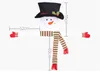 Decorações de Natal boneco de neve do topo da árvore Hugger Tree Dress Up Natal/Holiday/Winter Wonderland Party Decoration Ornament Supplies