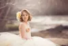 Halter Flower Girl Dresses Fully Lined Tulle Dress Custom Colors and Design Perfect for Weddings Parties and Photo Shoots