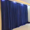 Bröllopsbakgrund Standgardin Drape Bröllop Tillbehör Enkla draperier Bakgrund för festevenemang 10x20ft3951335