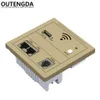 OUTENGDA 150Mbps in Wall AP per smart hotel Punto di accesso integrato Wi-Fi Wireless POE Ripetitore router wireless supportato Bianco