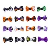 Children hair bows Halloween Hairpin baby girls pumpkin ghost printing Hair Accessories cartoon kids Bow Barrettes 16 colors