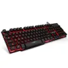 Podświetlenie Klawiatury USB Klawisze Zawieszenie Prześwietlenie Tri Colors Backlit Optical Professional Gamer na biuro Desktop Laptop