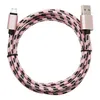 1M 3FT 2m 3m Micro V8 Fabric Data USB 5Pin Charging Cables Cords Type C Charger Cable Line Wire for Samsung Android Smartphone