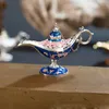 Estilo antigo Conto De Fadas Aladdin Lâmpadas Mágicas Pote de Chá Genie Lâmpada Retro Vintage Brinquedos Para Crianças Decoração de Casa Presentes