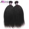 Allove 8A Braziliaans menselijk haar Yaki Straight 4pcsLot Maleisisch haar weeft Peruaans maagdelijk haar Indian Human Virgin Extensions90267202899