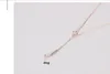 Korean Drama Doctors Park Shin Hye With The Same Style Necklace S925 Pure Silver Female Round Rose Gold Bean Collarbone Necklace