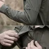 Camicia tattica da uomo di marca Camicie militari a rapida asciugatura Camicia da combattimento a maniche lunghe traspirante Abbigliamento casual