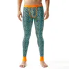 Mutande termiche da uomo in cotone con stampa leopardata Leggings da uomo Intimo sexy Mutande lunghe calde Mutande hip-hop invernali Youth301n