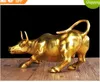 Lucky Copper Cow Opening Gift Dekoration Wall Street Cow Office Dekoration Hem Dekoration Hantverk