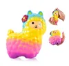 Hot Alpaca Squishy Slow Rising Collection Gift Decor Toy Soft Squeeze Telefoon Bandjes Decompressie Toys 12 * 17cm