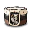 Darmowa Wysyłka Pet Folding Cage 600D Portable Oxford Dog Playpen Pet Ogrodzenie Hodowlę Puppy Kociak śpi House Outdoor Ćwiczenie Namiot Pet