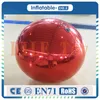 2m pvc uppblåsbar spegel boll yta jul boll disco spegel boll ljus spegel reflektion scen festival hängande bolling