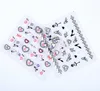 50 pcs/Set 3D Mix Color Floral Design Nail Art Stickers Decals Manicure Beautiful Fashion Accessories Decoration