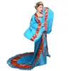 Hanfu النساء الملابس العرقية التقليدية الملكي سيدة الصينية مرحلة اللباس الأزرق hanfu تأثيري زي الآسيوية الوطنية القديمة الصينية زي