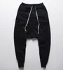 Pantaloni Harem da uomo primavera autunno Pantaloni hip-hop neri a figura intera Uomo Streetwear Tourers Uomo Taglia S-3XL