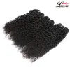 Brésilien Crépus Bouclés Cheveux non transformés Brésilien Bouclés Extension de Cheveux 100 Humains Vierges Cheveux Weave Bundles7175253