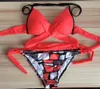 2018New Pattern Fission Crossing Hard Package Bikini Candy Color Will Code Swimming Suit