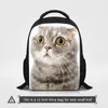 31 * 24 * 9 CM Mochila escolar pequeña para niños Mochilas con estampado 3D Gato Animal Niño Mochila diaria informal Niñas Bolsos de hombro encantadores Bebé Rugtas al aire libre