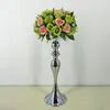 50cm Height Wedding Flower Vase Metal Candle Holder Candle Stand Wedding Centerpiece Flower Rack candlestick wedding decoration