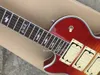 Cherry Burst ACE 3 captadores canhotos guitarra elétrica corpo de mogno OEM China Guitars1848040