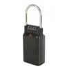 Useful Secret Security Lock Key Storage Box Organizer Zinc Alloy Keyed Locks with 4 Digit Combination Password Hook Secret Safe5720254