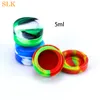 Rasta Akcesoria Słoiki Silikonowe DAB Wax Containers Koncentrat Hash Slick Oil Herb Box Storage Wax Holder 5ML 7ml 10ml