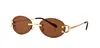 Marque Star Style mode hommes lunettes de soleil femmes monture sans monture métal jambes en bois lunettes de soleil Vintage lunettes d'extérieur Oculos de sol8522778