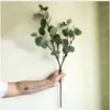 OurWarm – plantes artificielles, feuilles d'eucalyptus, Branches, 65cm, verdure artificielle en soie pour décoration de mariage, faux Eucalyptus