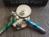 Barato mini protable cachimbos coloridos cachimbo de metal tubo de tabaco para erva seca Mix projeta frete grátis