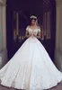 New Designer Said Mhamad Luxury Lace Wedding Dresses Off Shoulder Backless Chapel Train Wedding Dress Bridal Gowns Garden Church