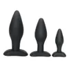 IKOKY 3PCSSET BUTT PLIG SEX FOR MĘŻCZYZNA KOBIETY GAY Black Anal Plug Prostate Massager Produkty dla dorosłych Anal Trener Shop SML Y5869420