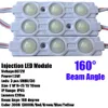 IP68 SMD 5630 5730 modulo led Lampada pubblicitaria luminosa 1,5 W 3 LED Retroilluminazione segnaletica Impermeabile 12 V bianco