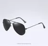55mm Pilot Polarized G15 Sunglass Vintage Shade Lens sun glasses Metal Retro Men's Women Fashion Sunglasses
