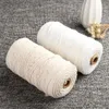 Corde en coton pour bricolage, Textile de maison, artisanat bohème, macramé BOHO, accessoires décoratifs faits à la main, 3mm x 200m, nouvelle collection, 2547