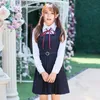 Kobiety Anime Kostium Wiosna Japoński Student Student Uniform Naval College Styl Sailor Dress Suign Japanese Korea Dziewczyny Cosplay Uniform Sets