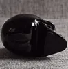 Human Shape crystal skull statue Natural Black Obsidian jade Skull figurine Crystal Healing Reiki Evil Home Decor8495716