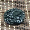 2021 nuova collana con ciondolo Pegasus in giada verde nera naturale cinese Giada verde Ornamenti estivi Pietra naturale Incisione a mano